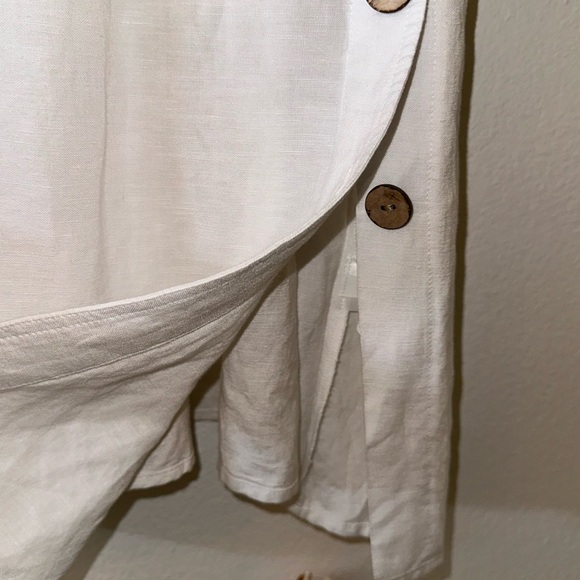 Express White Linen Dress Size XS - Picture 7 of 7